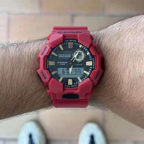 G-SHOCK GA-0105 Rojo Tablero Negro