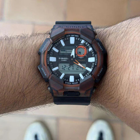G-SHOCK GA-0105 Negro-Negro Tablero Negro