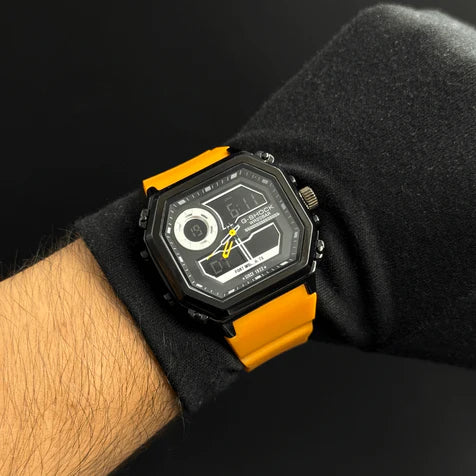 G-SHOCK Royale Amarillo Tablero Negro