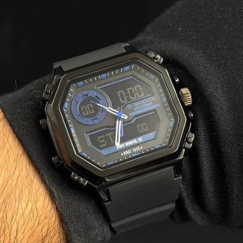 G-SHOCK Royale Negro Tablero Negro-Azul
