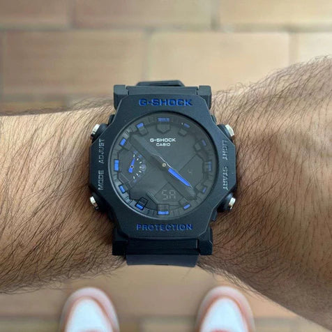 G-SHOCK Premium New Negro Tablero Negro - Azul