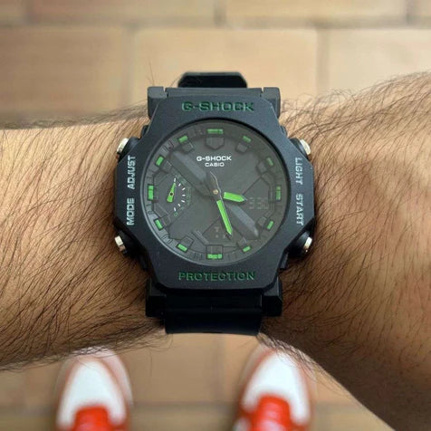 G-SHOCK Premium New Negro Tablero Negro - Verde
