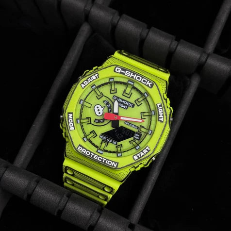 G-SHOCK Manga Amarillo Tablero Amarillo- Negro
