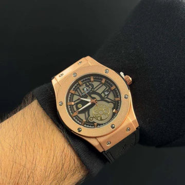 HUBLOT Big Bang 2025 Negro Tablero Oro Rosa