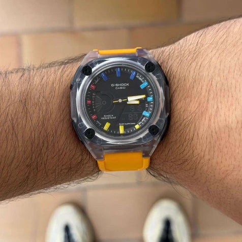 G-SHOCK Mudman Amarillo Tablero Negro Colores