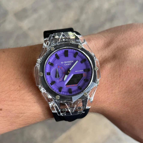 G-SHOCK Premium Diamond Negro Morado