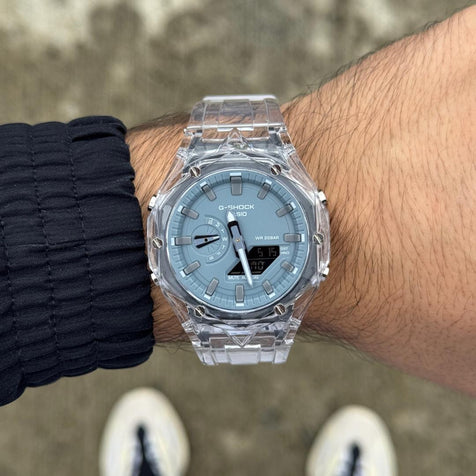 G-SHOCK new 2025 transparente tablero gris